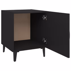 VidaXL 812063 comodino Nero - Vista aggiuntiva 4