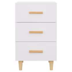 VidaXL 812078 comodino Bianco - Vista aggiuntiva 4