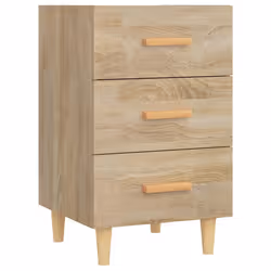 vidaXL Comodino Rovere Sonoma 40x40x66 cm in Legno Multistrato - Vista aggiuntiva 2
