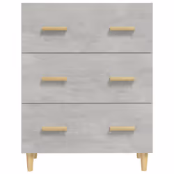 vidaXL Credenza Grigio Cemento 70x34x90 cm in Legno Multistrato - Vista aggiuntiva 3