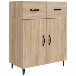 vidaXL Credenza Rovere Sonoma 69,5x34x90 cm in Legno Multistrato - Vista aggiuntiva 2