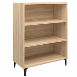 vidaXL Credenza Rovere Sonoma 69,5x32,5x90 cm in Legno Multistrato - Vista aggiuntiva 2
