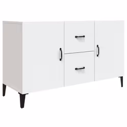vidaXL Credenza Bianca 100x36x60 cm in Legno Multistrato - Vista aggiuntiva 2