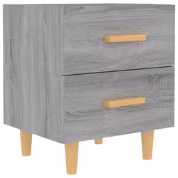 vidaXL Comodino Grigio Sonoma 40x35x47,5 cm - Vista aggiuntiva 2