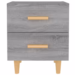 vidaXL Comodini 2 pz Grigio Sonoma 40x35x47,5 cm - Vista aggiuntiva 3