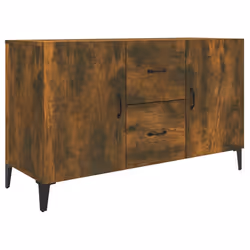vidaXL Credenza Rovere Fumo 100x36x60 cm in Legno Multistrato - Vista aggiuntiva 2