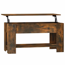 vidaXL Tavolino da Salotto Rovere Fumo 101x49x52 cm Legno Multistrato - Vista aggiuntiva 2