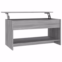 vidaXL Tavolino Salotto Grigio Sonoma 102x50x52,5 cm Legno Multistrato - Vista aggiuntiva 2