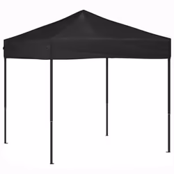 vidaXL Tenda per Feste Pieghevole Nera 2x2 m - Vista aggiuntiva 2
