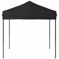 vidaXL Tenda per Feste Pieghevole Nera 2x2 m - Vista aggiuntiva 3