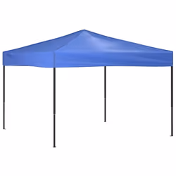 vidaXL Tenda per Feste Pieghevole Blu 3x3 m - Vista aggiuntiva 2