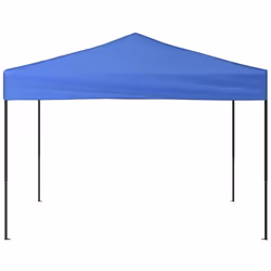 vidaXL Tenda per Feste Pieghevole Blu 3x3 m - Vista aggiuntiva 3