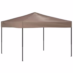 vidaXL Tenda per Feste Pieghevole Tortora 3x3 m - Vista aggiuntiva 2