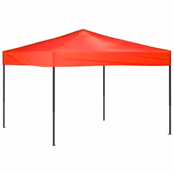 vidaXL Tenda per Feste Pieghevole Rossa 3x3 m - Vista aggiuntiva 2