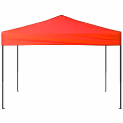vidaXL Tenda per Feste Pieghevole Rossa 3x3 m - Vista aggiuntiva 3