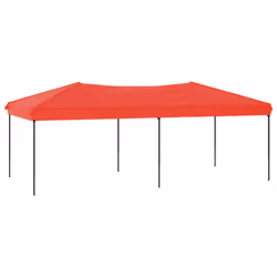 vidaXL Tenda per Feste Pieghevole Rosso 3x6 m - Vista aggiuntiva 2