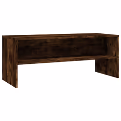 vidaXL Mobile Porta TV Rovere Fumo 100x40x40 cm in Legno Multistrato - Vista aggiuntiva 2