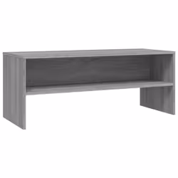 vidaXL Mobile Porta TV Grigio Sonoma 100x40x40 cm in Legno Multistrato - Vista aggiuntiva 2