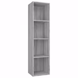 vidaXL Libreria/Mobile TV Grigio Sonoma 36x30x143 cm Legno Multistrato - Vista aggiuntiva 2
