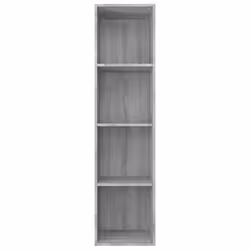vidaXL Libreria/Mobile TV Grigio Sonoma 36x30x143 cm Legno Multistrato - Vista aggiuntiva 3