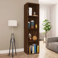 Libreria / Mobile TV, Porta TV Salotto Rovere Marrone 36x30x143cm Legno Multistrato vidaXL