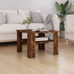 Questo semplice tavolino da caffè costituisce un'aggiunta senza tempo al vostro arredamento! Materiale pratico: Il legno mult ...