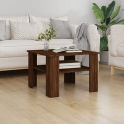 Vidaxl - Tavolino Salotto, Tavolino da caffè Rovere Marrone 60x60x42 cm Legno Multistrato