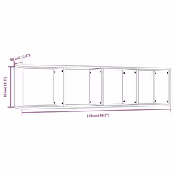 VidaXL 815272 scaffale Legno Marrone, Legno - Vista aggiuntiva 8