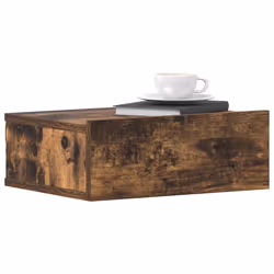 vidaXL Comodini Pensili Rovere Fumo 2pz 40x30x15 cm Legno Multistrato - Vista aggiuntiva 3