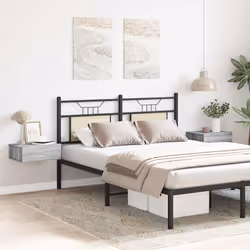 vidaXL Comodini Pensili Grigio Sonoma 2pz 40x30x15cm Legno Multistrato - Vista aggiuntiva 3