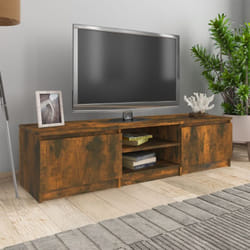 Vidaxl - Mobile Porta tv, Armadietti per tv Rovere Fumo 140x40x35,5 cm in Legno Multistrato