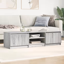vidaXL Mobile TV Grigio Sonoma 140x40x35,5 cm in Legno Multistrato - Vista aggiuntiva 3