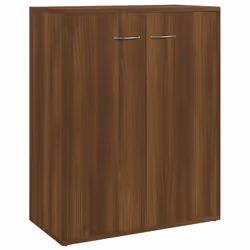 vidaXL Credenza Rovere Marrone 60x30x75 cm in Legno Multistrato - Vista aggiuntiva 2