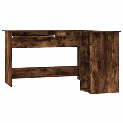 Scrivania Angolare Rovere Fumo 120x140x75 cm Legno Multistratocod mxl 127724 - Vista aggiuntiva 2