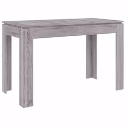 vidaXL Tavolo da Pranzo Grigio Sonoma 120x60x76 cm Legno Multistrato - Vista aggiuntiva 2