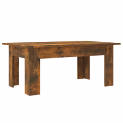 vidaXL Tavolino da Salotto Rovere Fumo 100x60x42 cm Legno Multistrato - Vista aggiuntiva 2