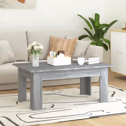 vidaXL Tavolino da Salotto Grigio Sonoma 100x60x42cm Legno Multistrato - Vista aggiuntiva 3