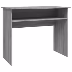 vidaXL Scrivania Grigio Sonoma 90x50x74 cm in Legno Multistrato - Vista aggiuntiva 2