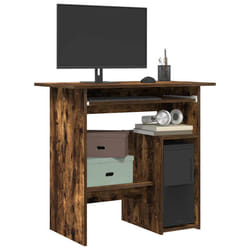 Scrivania Rovere Fumo 80x45x74 cm in Legno Multistratocod mxl 127825