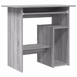 Scrivania Grigio Sonoma 80x45x74 cm in Legno Multistratocod mxl 79479 - Vista aggiuntiva 2