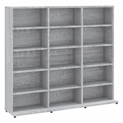 vidaXL Mobile Porta CD Grigio Sonoma 100x23x89,5 cm Legno Multistrato - Vista aggiuntiva 2