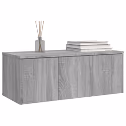 vidaXL Mobile Porta TV Grigio Sonoma 80x34x30 cm in Legno Multistrato - Vista aggiuntiva 3