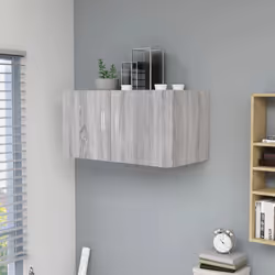 VidaXL 815514 scaffale Legno Grigio