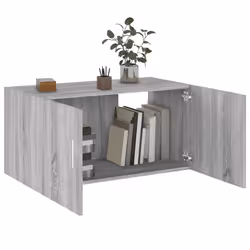 VidaXL 815514 scaffale Legno Grigio - Vista aggiuntiva 4