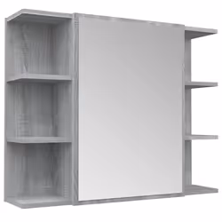 Mobile da Bagno Grigio Sonoma 80x20,5x64cm in Legno Multistratocod mxl 103723 - Vista aggiuntiva 2