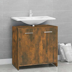 Vidaxl - Armadietto Bagno, Mobile da Bagno Rovere Fumo 60x33x60 cm in Legno Multistrato 3275