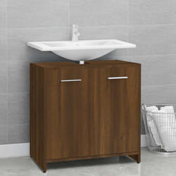Vidaxl - Armadietto Bagno, Mobile da Bagno Rovere Marrone 60x33x60cm Legno Ingegnerizzato 8790