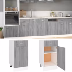 Questo mobilie con cassetto ottimizza lo spazio della vostra cucina, fornendo ampio spazio dove riporre i vostri effetti pers ...