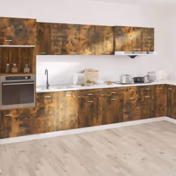 vidaXL Mobile con Cassetto “Lyon” Rovere Fumo 50x46x81,5 cm - Vista aggiuntiva 3