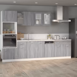 Mobile con Cassetto Grigio Sonoma 80x46x81,5 Legno Multistratocod mxl 103775